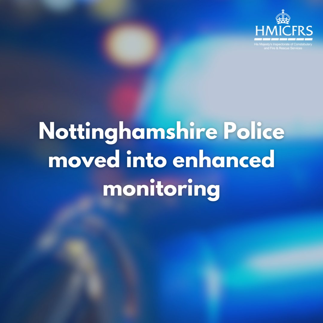 Today @AndyCookeHMCI has decided to move @nottspolice into our enhanced level of monitoring, known as Engage. ⬇️ You can find more information here: ow.ly/HGb150QPW6Q