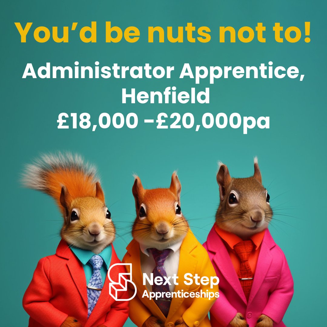 Administrator Apprentice - Henfield - £18,000 - £22,000

Apply today - nextstepapprenticeships.co.uk/jobs/administr…

#ApprenticeshipsUK #AdministratorApprentice #StartYourCareer #EarnWhileYouLearn #OfficeAdministration  #henfield   #SkillsForLife #WorkplaceLearning #NextStepApprenticeships