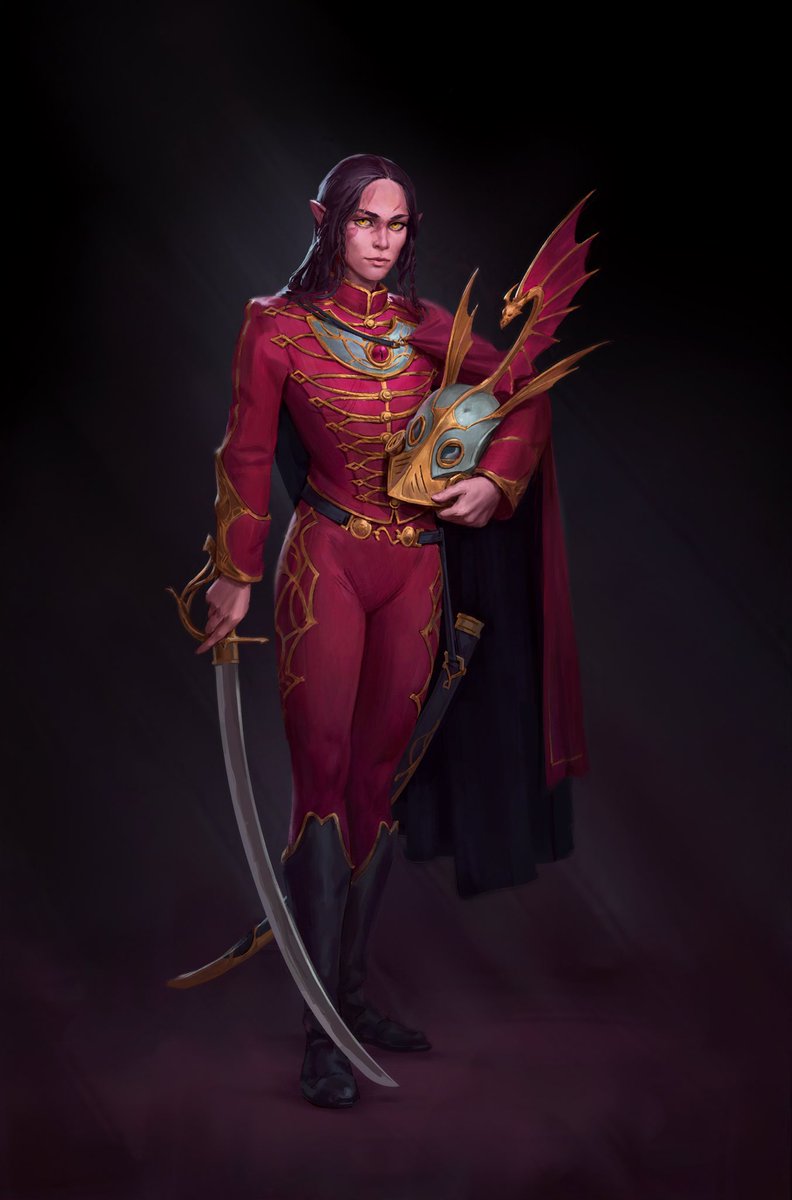 enterry_art's tweet photo. Finally finished this character. All drawing process I was struggling with shades of red, and still not sure about them. But I cannot imagine another dye for her suit 🙂
#conceptart #fantasyart #hussar #characterdesign https://t.co/ZqDjytyHQu