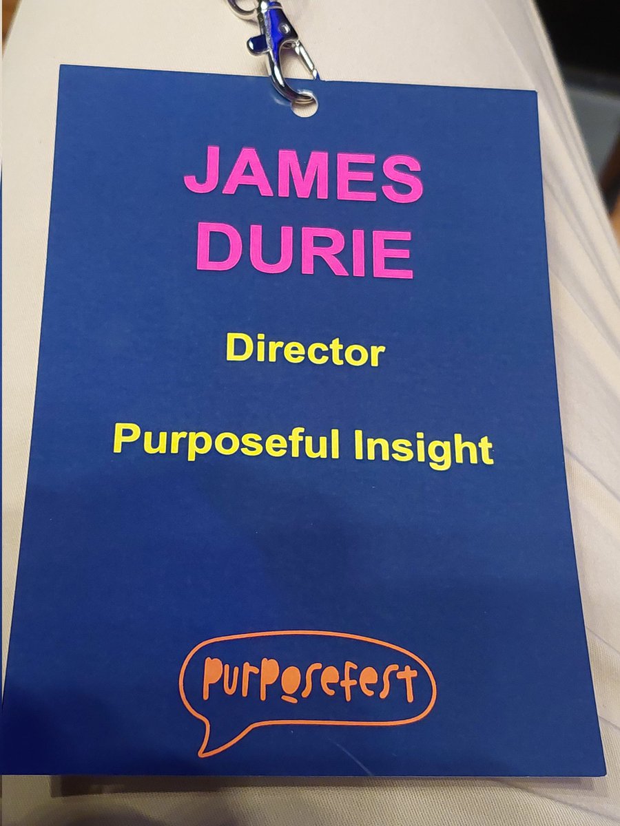 Great to be here #purposefest24 in Bristol <a href="/Bristol_Beacon/">Bristol Beacon</a> with over 450 purposeful business people, sharing, hearing &amp; meeting <a href="/PurposefulAmy/">Amy Kington</a> #purposefulinsight