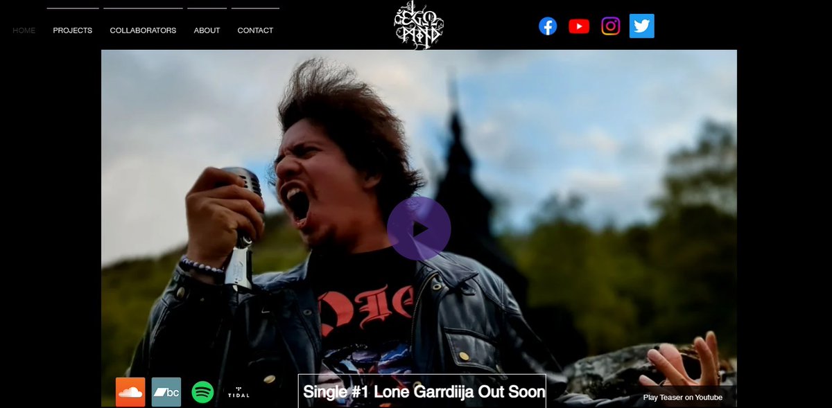 EgomindProject's tweet image. My personal website is almost finished as a promo for the upcoming teaser that is about to come.
The website has all the news, singles, upcoming singles, possible dates, former projects, playlists. 
To be continued..
#WebsiteDesign #PROMO #metalfamily #art #performance #metal