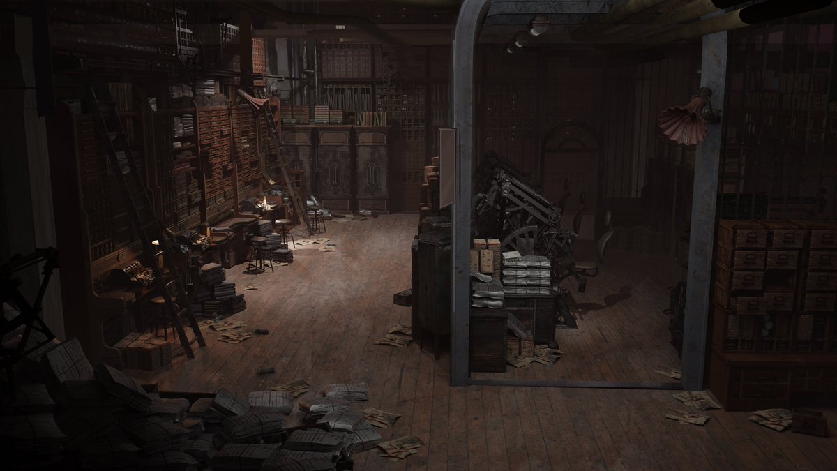 hydropunkgame's tweet photo. The Bureau abandoned offices.
Undoubtedly, there are still untold details about the murky dealings within Solomon's company.

#gamedev #indiegame #immersivesim #hydropunk https://t.co/UvhvpGSw7k