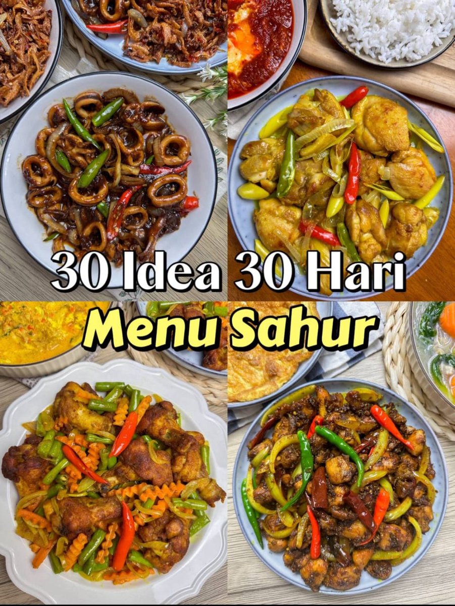 tyraaeee's tweet photo. 30 IDEA 30 HARI MENU SAHUR 🍗🍳😋

THREAD 👇🏻 (BOOKMARK SIAP-SIAP!) https://t.co/EhnZlW4uCF