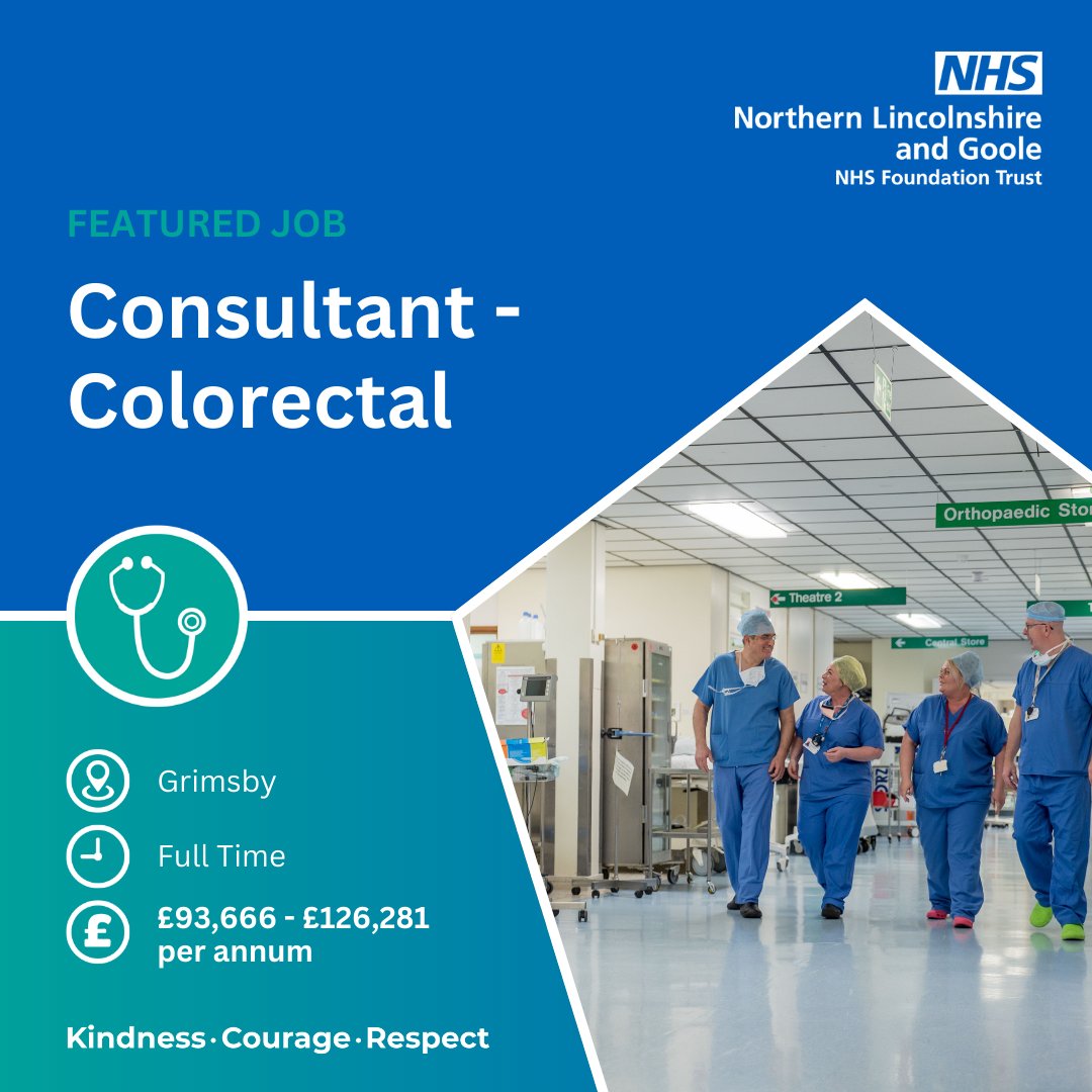 We are looking to recruit a Colorectal Consultant to join our forward thinking Department. For more information and to apply: sbee.link/vbnetu4ja3