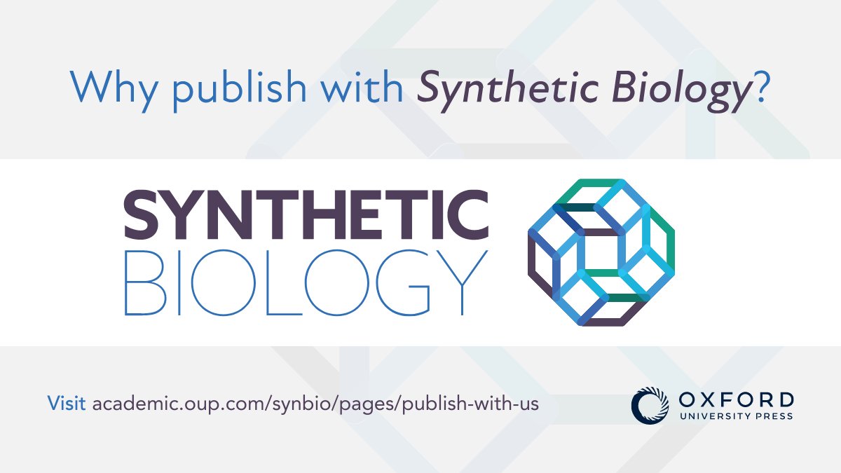 Fusion Conferences (@fusion_conf) on Twitter photo Excited for #SBNP24?🧬Dive into the world of #SyntheticBiology with <a href="/OUPSynBio/">Synthetic Biology</a>, a pioneering #OpenAccess journal dedicated to all aspects of the field. Explore why it's the perfect home for your research! oxford.ly/3TtPNxV Excited for #SBNP24?🧬Dive into the world of #SyntheticBiology with <a href="/OUPSynBio/">Synthetic Biology</a>, a pioneering #OpenAccess journal dedicated to all aspects of the field. Explore why it's the perfect home for your research! oxford.ly/3TtPNxV