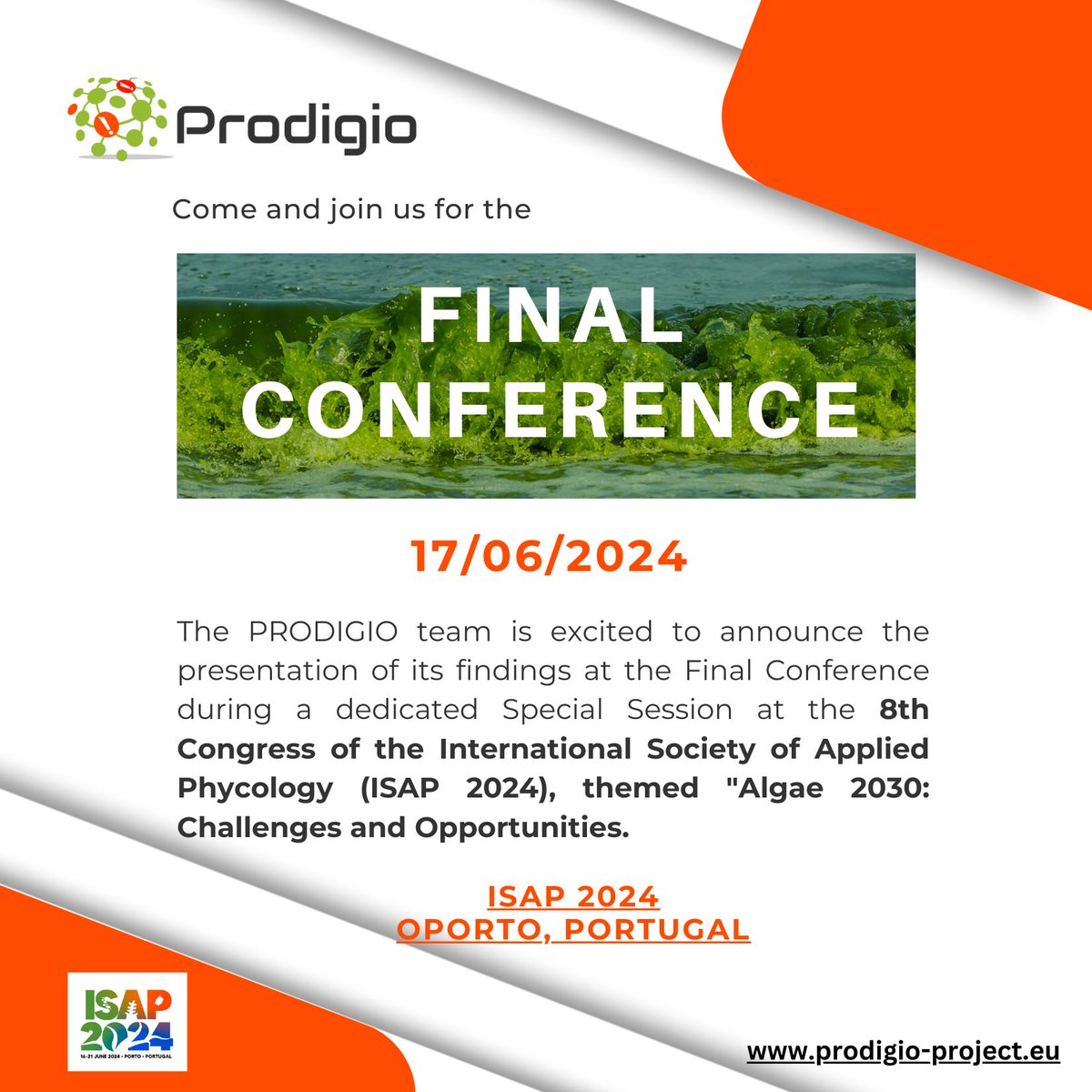Read more 👉: rb.gy/pdcx8z @ISAP_Phycology #algae #research #H2020 #conference