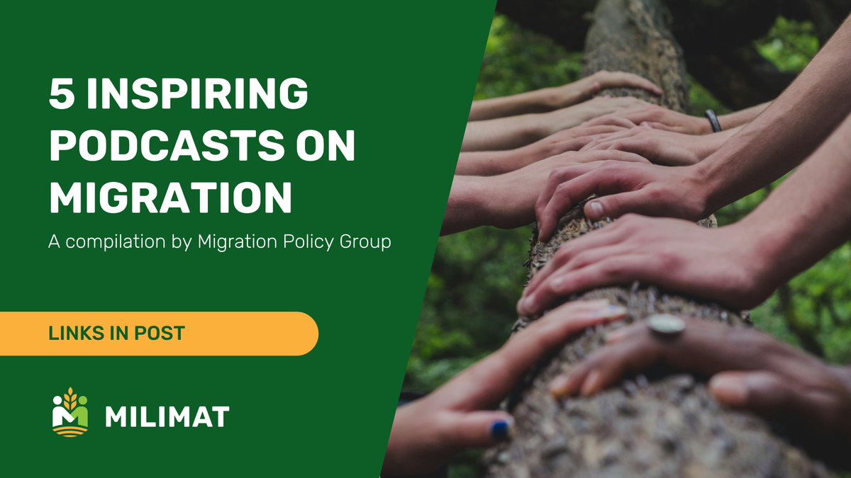 🎙️ Interested in #migration and #socialintegration? Discover these 5⃣ inspiring podcasts that explore unique perspectives on this topic.  

💭 Re-imagining migration in European media: bit.ly/3T9NIa4 
🚶 Migrants: A World on the Move: bit.ly/3wk0rOr