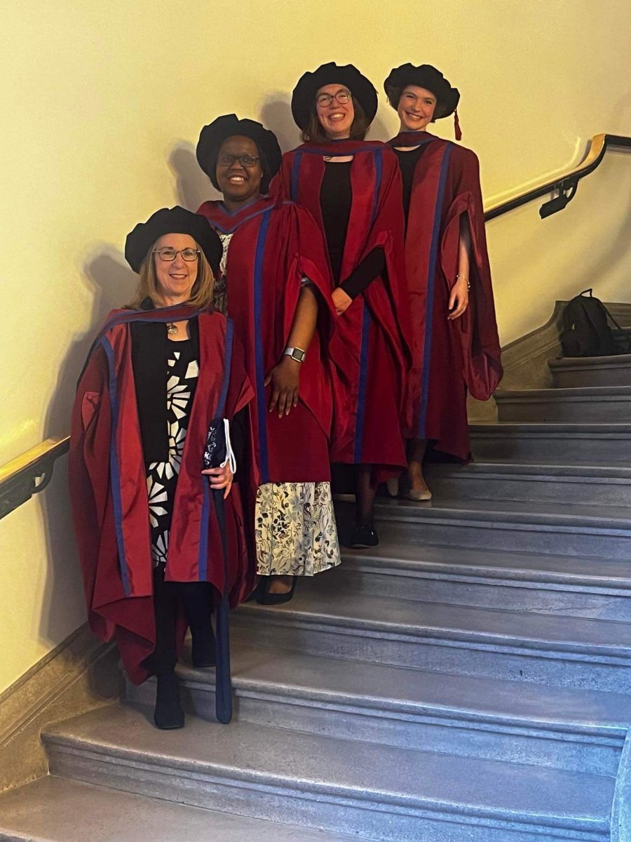 Nothing better than graduating from <a href="/LSHTM/">London School of Hygiene & Tropical Medicine</a> on International Women's Day with great women, Drs <a href="/NdlovuDenise/">Denise K Ndlovu, PhD</a>, <a href="/ElsRoding/">Els Roding</a>, and Alex Kalbus.