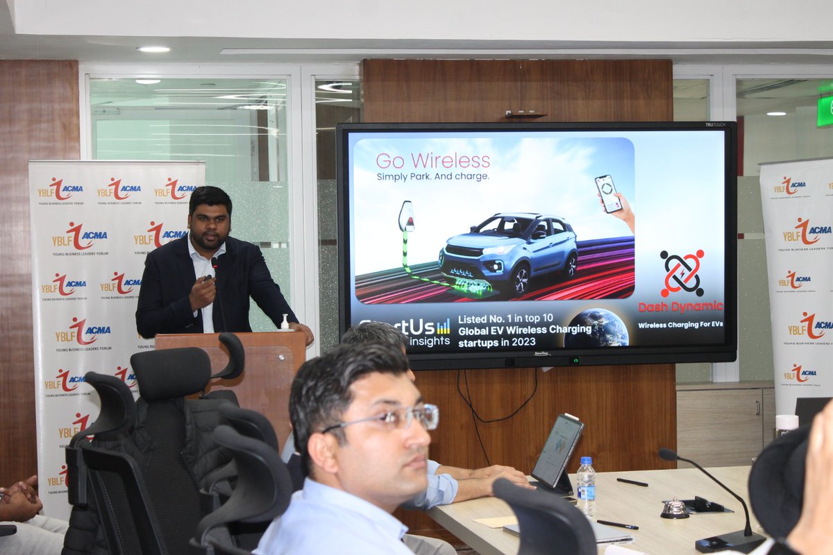 Startups from the IIT-Delhi Incubator cell showcased innovative solutions to ACMA YBLF members, fostering opportunities for business collaborations and aligned synergies. The pitches covered a range of cutting-edge technologies, from efficient EV charging solutions to AI-based