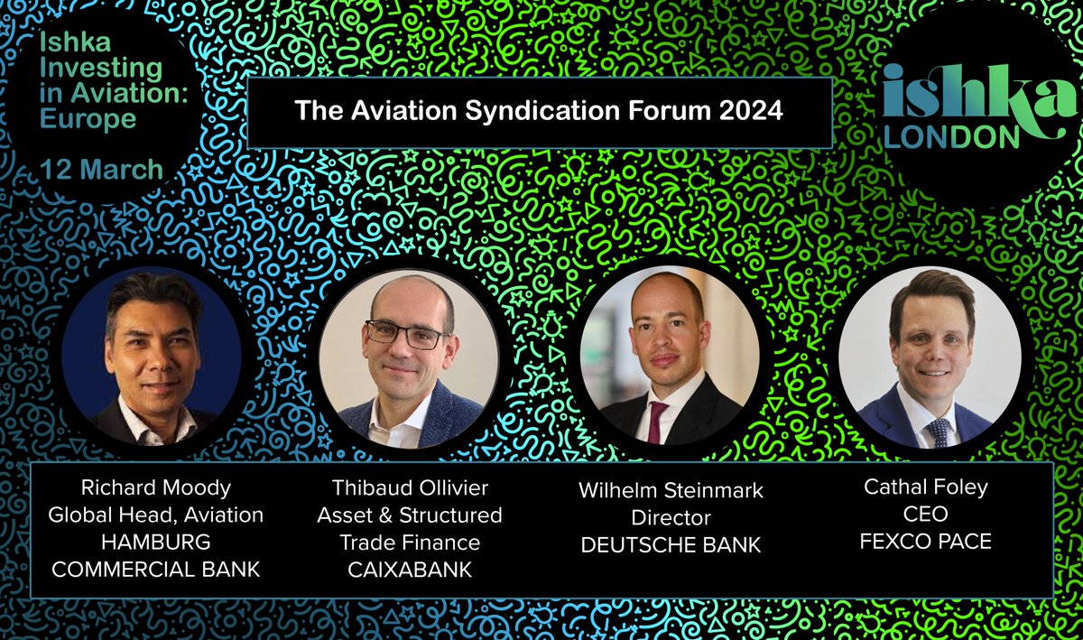IshkaTeam's tweet photo. Calling all syndication lenders - join us TOMORROW for this exclusive networking forum to grow your loan distribution &amp; syndication network. Meet with banks &amp; other lenders involved in aviation finance for our 7th Ishka Investing in Aviation: Europe event➜https://t.co/EtPutCxy6Q https://t.co/QXG6gfFNZP
