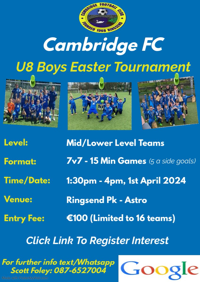 Still places left for our Easter comp. Click to register: forms.office.com/r/QJYs8Jhjtv @SFIsupplement @DDSL_Official