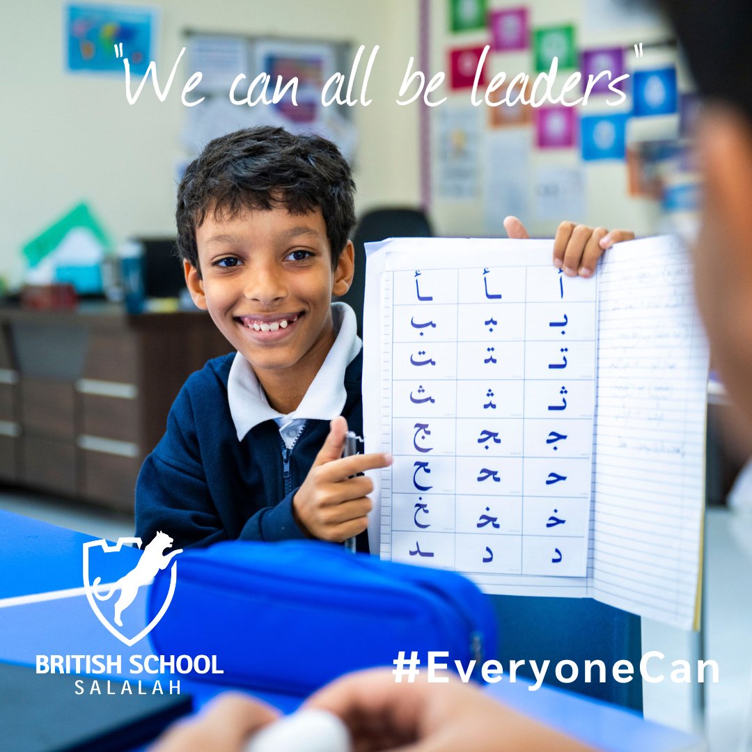 At BSS we believe that #EveryoneCan

Join us: admin@britishschoolsalalah.com
+968 2322 8800 | +968 7930 6983

#COBIS #WeAreBSS #BritishSchoolSalalah #BestForTheWorld #EveryoneCan #NotForProfit #Over50YearsInSalalah #BritishInternationalEducation #UKTrainedTeachers