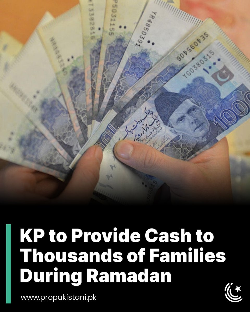 ProPakistaniPK's tweet image. The provincial government has decided to provide cash to citizens under the Ehsas program instead of food packages, giving each family Rs. 10,000.

Read More: propakistani.pk/2024/03/11/kp-…

#EhsasProgram #Ramadan #CashAssistance #KP #Pakistan