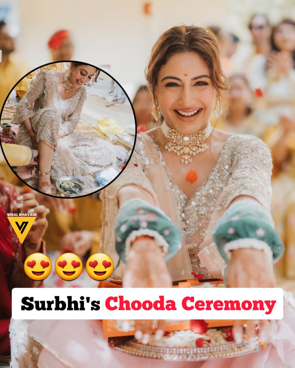 Chooda Ceremony of Surbhi ♥️🔥

#surbhichandna