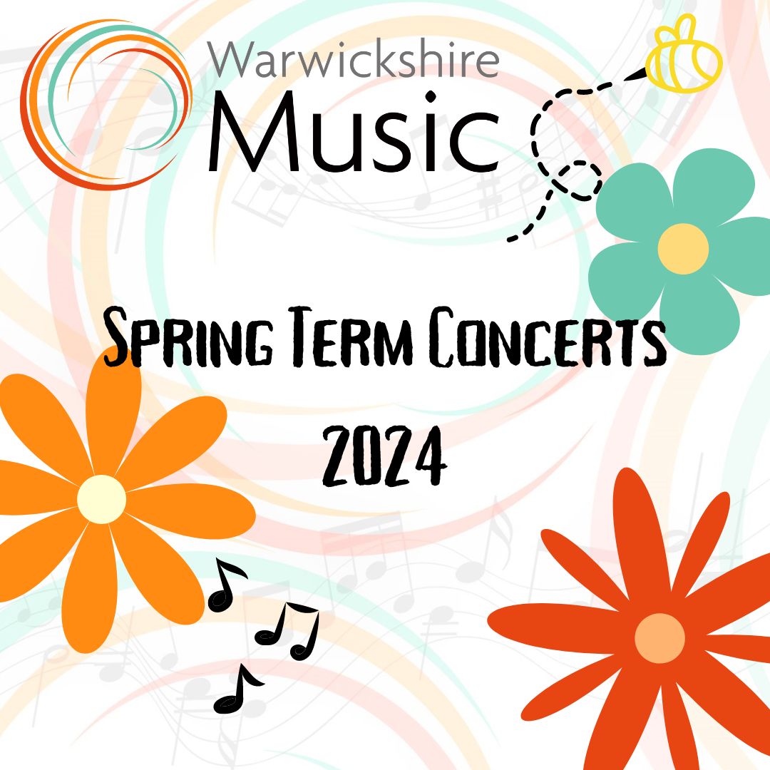 We have our Spring term events coming up next week! Find all our upcoming events on our website warwickshiremusichub.org/events