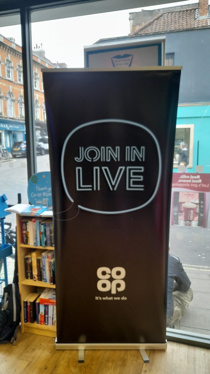 I've Joined in Live at our Clifton store.  Nice and quiet (is it me or just my luck? Me, I suspect).