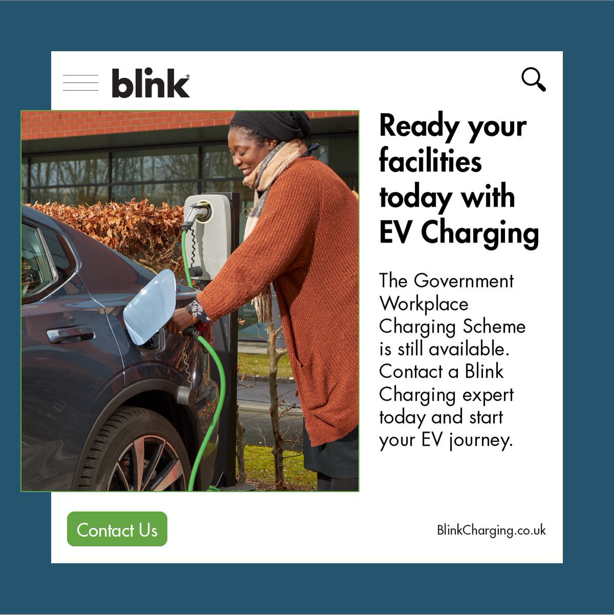 There is still time to access the Workplace Charging Scheme Grant. Contact one of the industry experts at blink Charging UK today and start your journey to #EVCharging in the workplace blinkcharging.co.uk/corporate/cont… ow.ly/vjWy50QvRTb