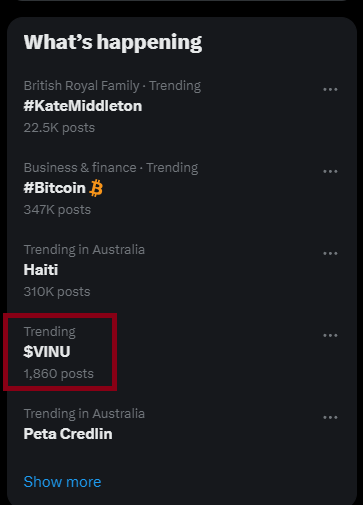 Elemont's tweet photo. #VINU IS TRENDING!

KEEP IT UP SQUAD 🔥 https://t.co/hBvWIYmKUp