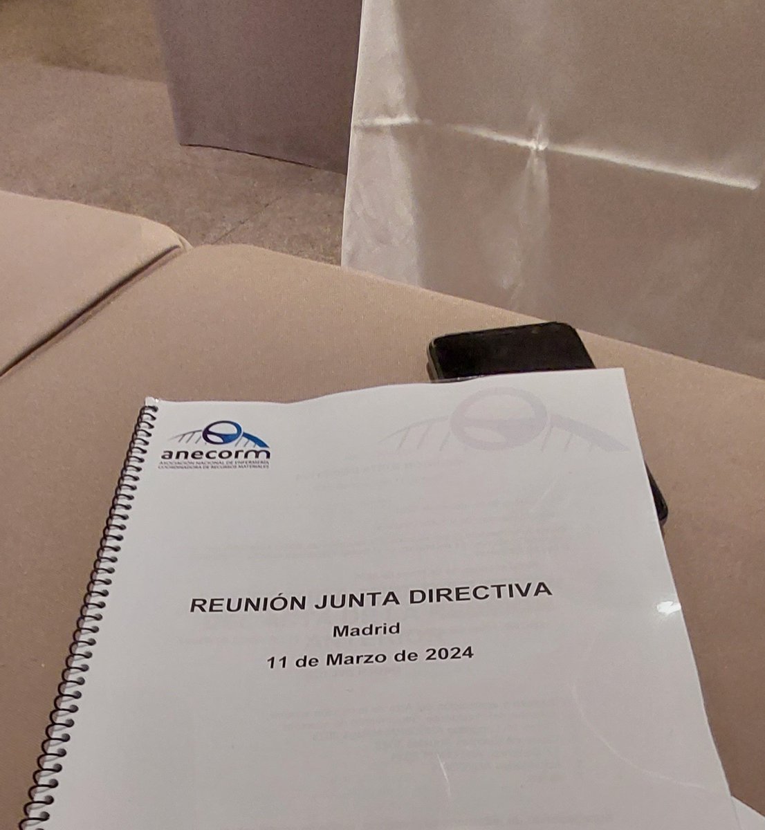 Importante reunirnos para avanzar. Jornada de trabajo , mucho por compartir . <a href="/anecorm/">ANECORM</a> #enfermerarecursosmateriales