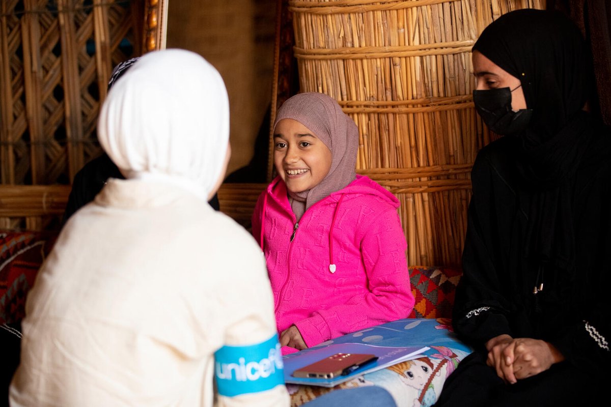 UNICEFiraq's tweet image. Every young woman has the right to:

✔️ Learn
✔️ Dream
✔️Thrive

We cannot sit and watch as the clock is wound back. We need to act now to protect girls’ rights and help them reach their full potential.

#ShowUpForGirls
#IWD2023