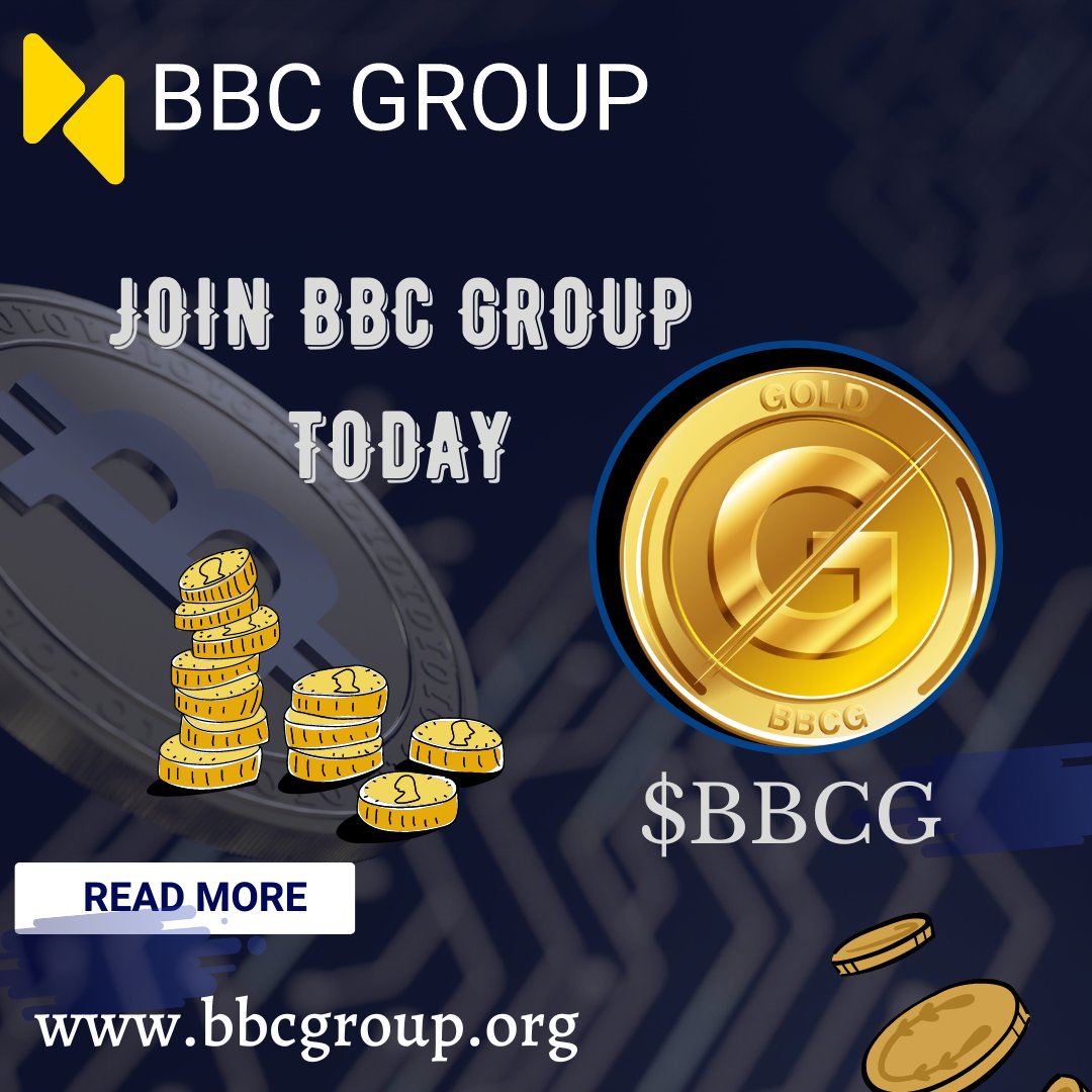 Discover the future of finance with #BBCGoldCoin ( $BBCG ), an innovative ERC20 token backed by real gold assets. #Invest confidently in a stable and secure #investment option. 

#BBCGoldCoin #GoldToken #Crypto
 $ADA $DOGE $BNB $USDC $XRP