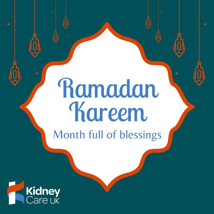 🌙 Everyone at #KidneyCareUK wishes a very Happy Ramadan Mubarak for all those celebrating. May this Ramadan bring joy, happiness and wealth to you. 🤔 For more info on living with #KidneyDisease and #Fasting during #Ramadan, click here: kidneycareuk.org/ramadan #CKD #CKDSupport