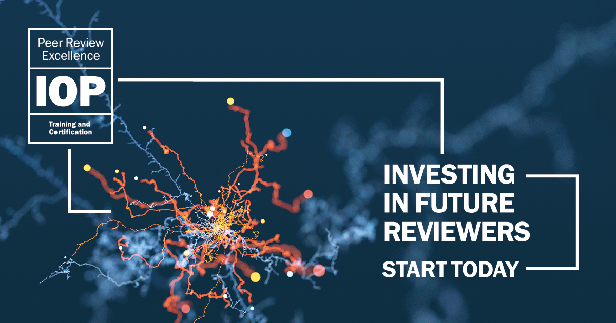 JPhysComms's tweet image. 🎖️Become an IOP Peer Review Excellence graduate this March! Join the 4,300+ researchers already signed up to our free and rigorously assessed online course. Come and take a look today!
ow.ly/iibE50QJX15
#EarlyCareerResearcher #PhysicalScience #PeerReview