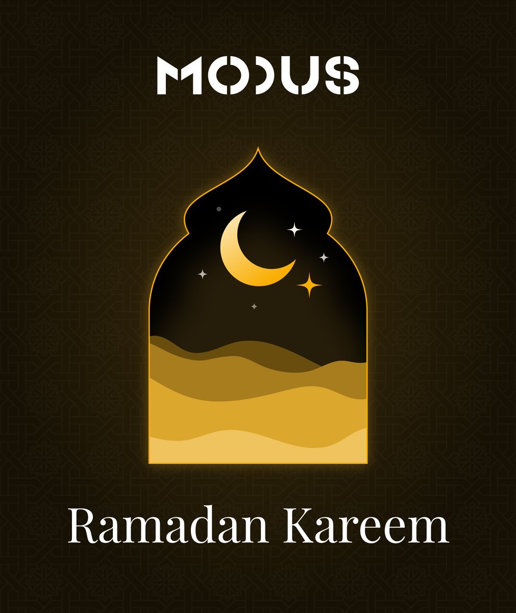 Wishing you a blessed month ahead ✨

#modus