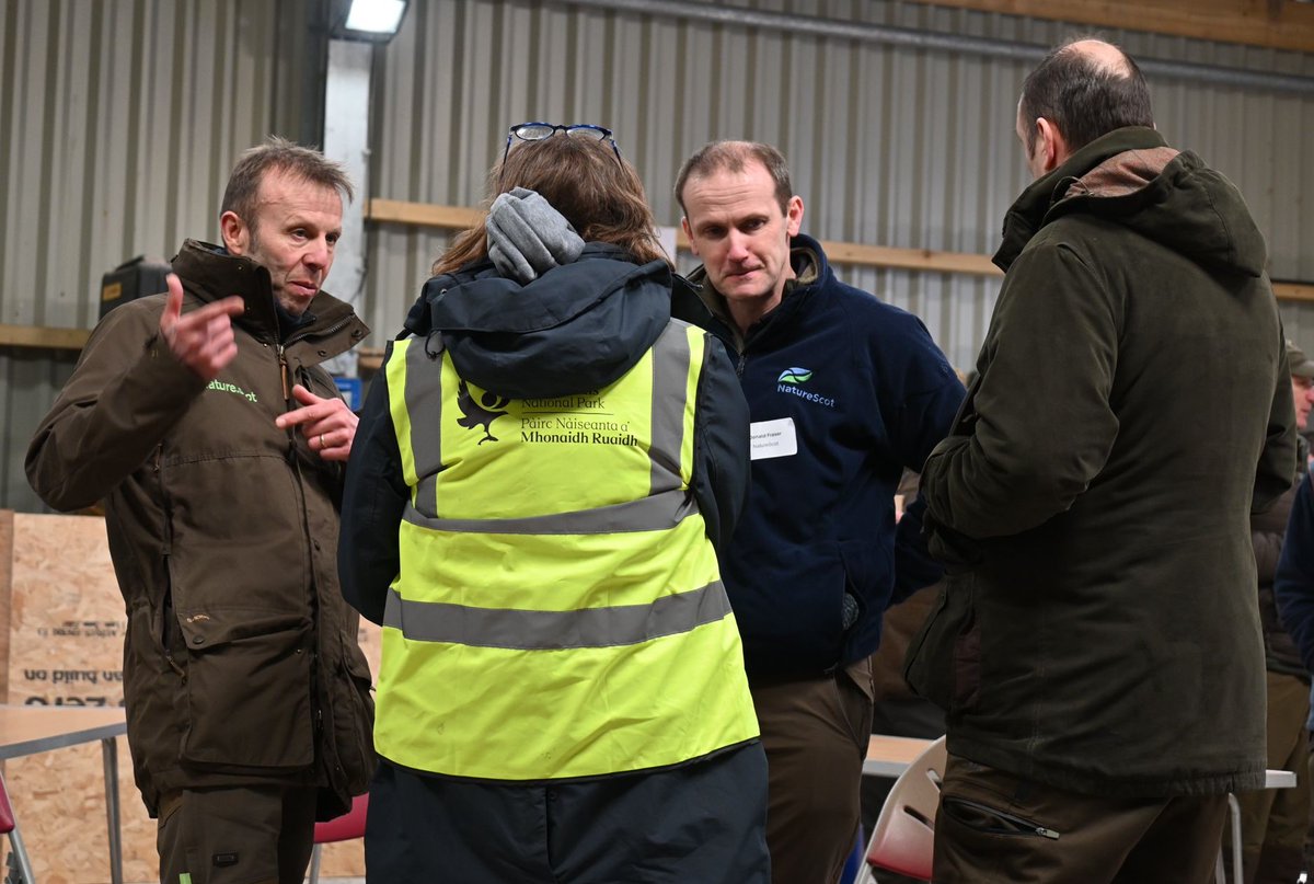 NatureScot's tweet image. Around 100 stalkers and gamekeepers attended The Common Ground Forum stalkers event on Friday at Glen Quoich to discuss deer management in a changing world and to try new innovations such as drone and night vision technology. 
Thanks to the Gordon family for hosting.