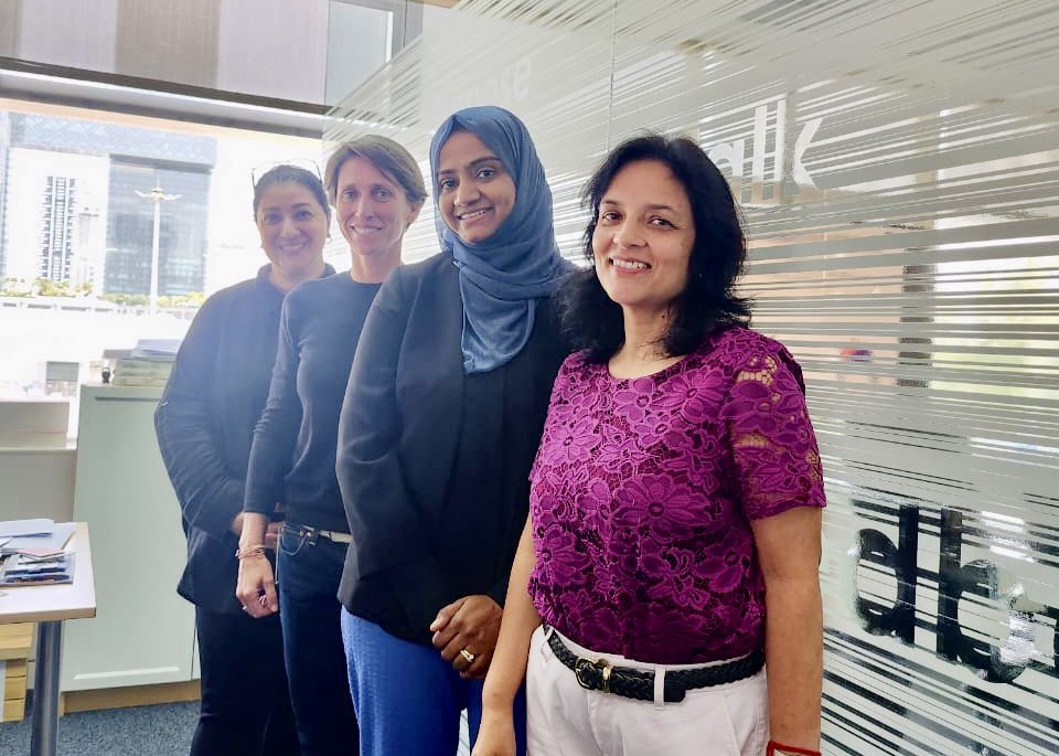 Building a future where creativity knows no bounds. Happy International Women's Day to the women of innovation in our DSA Middle East office. 💜 #IWD