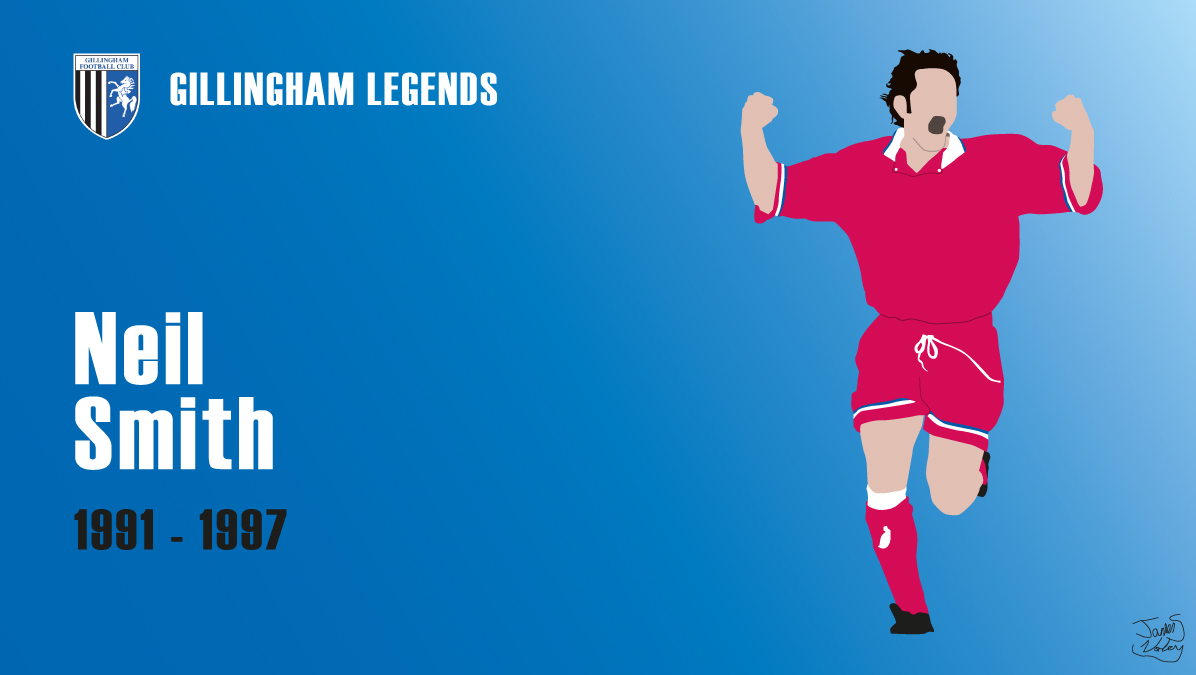 No.31 - Neil Smith

253 appearances / 15 goals

Hard working midfielder who was a key part of the '96 promotion side and scored the winning goal against Premier League Coventry in the Cup later that year.

What are you best @neil_smudge memories?

#Gills #Gillingham #GFC #Legends