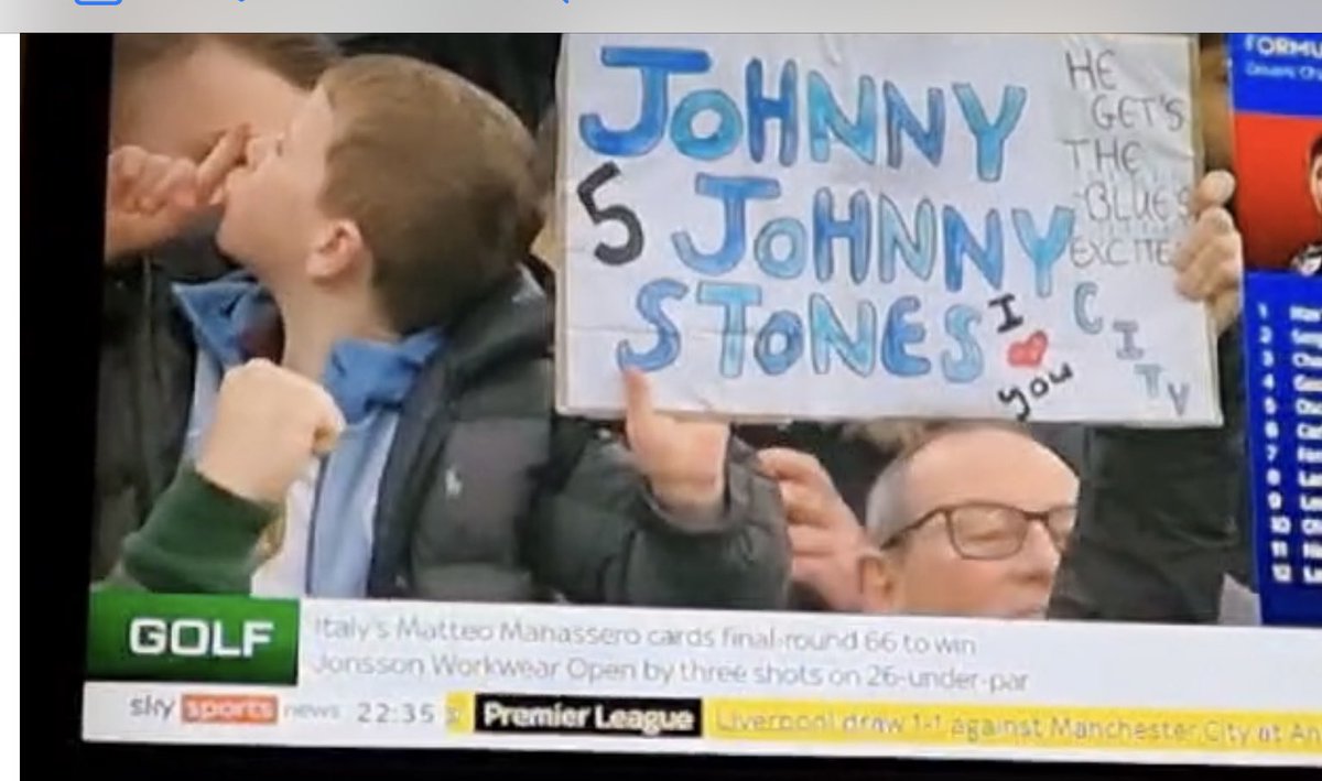 When watching <a href="/SkySportsNews/">Sky Sports News</a> <a href="/SkySportsPL/">Sky Sports Premier League</a>  and you spot your son on the tele 🤣🙄<a href="/ManCity/">Manchester City</a>