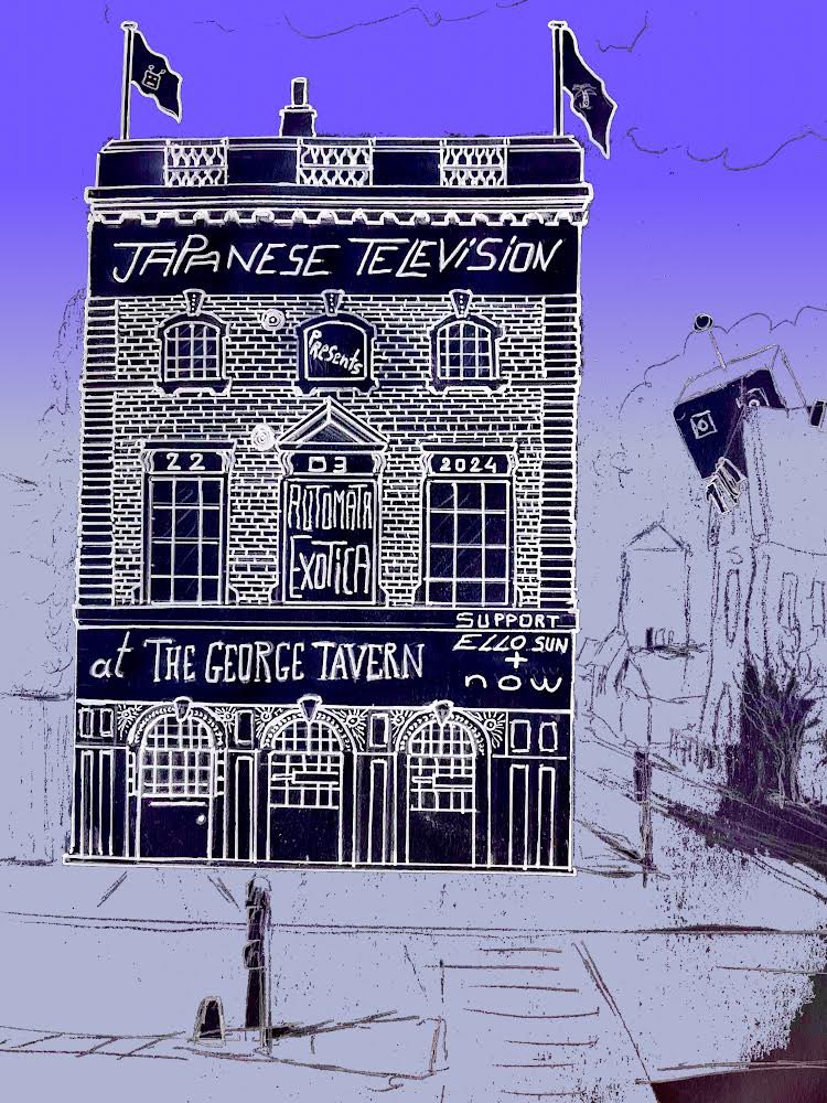 🛸🤖🌴🤖🛸 LONDON 🛸🤖🌴🤖🛸

Very excited &amp; proud to announce we’ll be doing the launch show for our new record ‘Automata Exotica’ at the mega George Tavern on Friday March 22nd !

Support from excellent friends Ello Sun &amp; NOW

Tickets up on DICE now 

<a href="/TheGeorgeTavern/">The George Tavern</a>