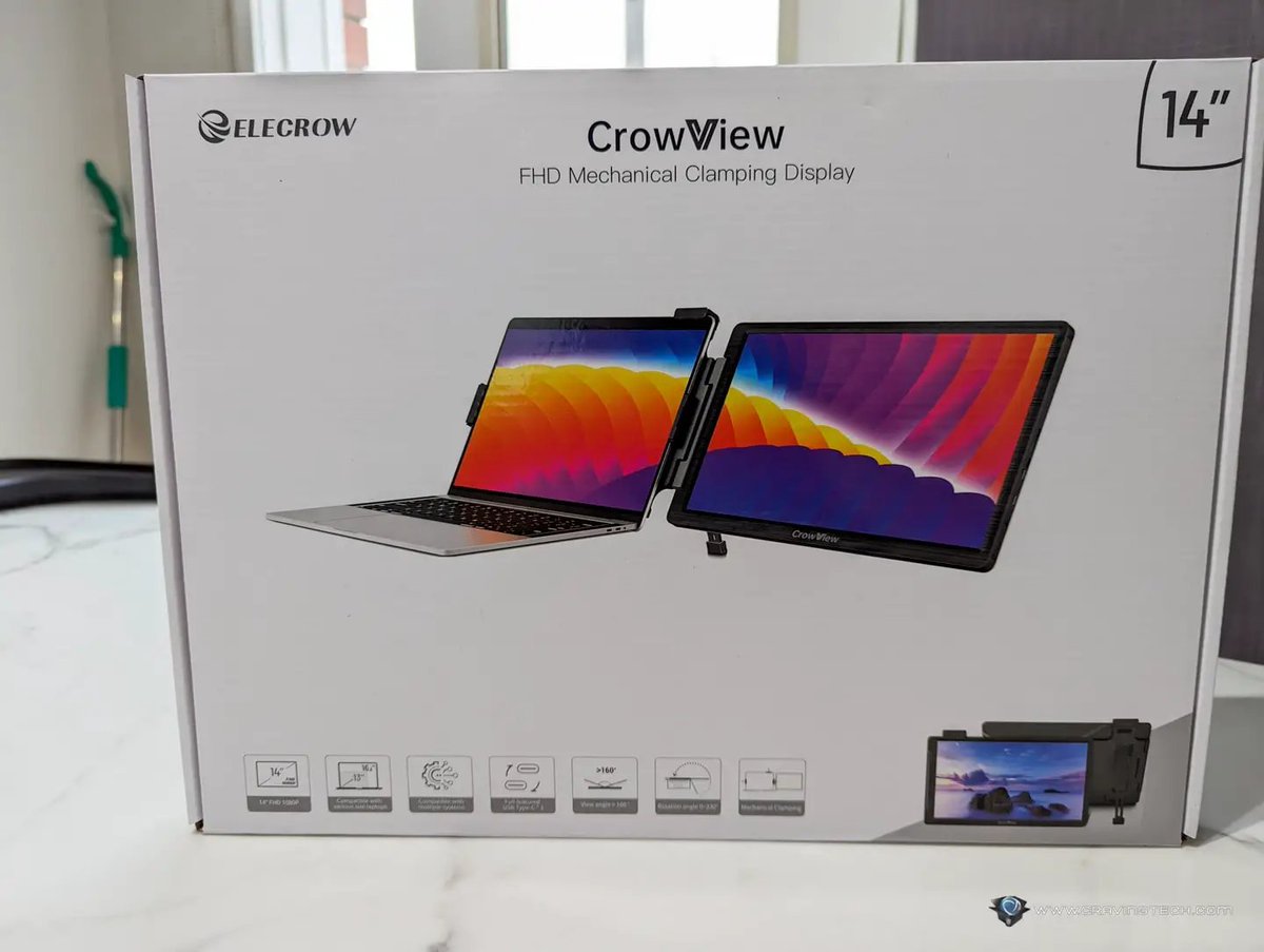 Elecrow1's tweet image. Thanks to @michaelaulia for providing an insightful review of the Elecrow #CrowView 14&quot; #ScreenExtender! 👋🏻 Find out why this essential monitor is transforming the way laptop owners work and play. 😊
cravingtech.com/elecrow-crowvi…