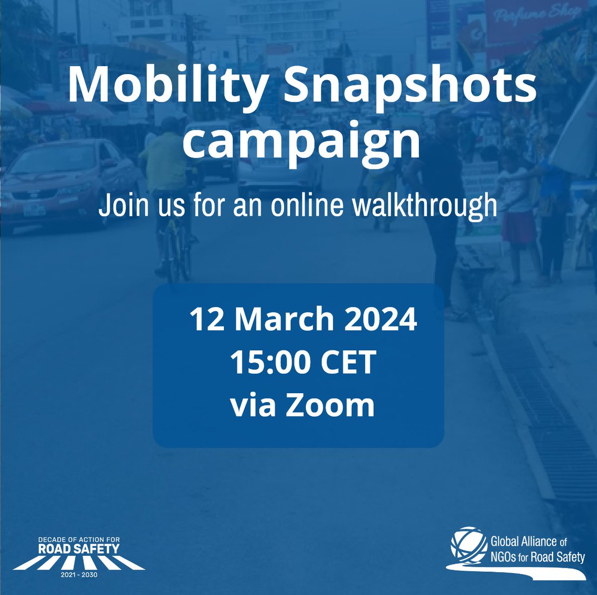 On your marks? Ready? We're all set for our next walkthrough. Sign up to learn more about our next #MobilitySnapshots campaign, how to implement them and how to use them in your #advocacy strategy. 🗓️ 12 March 2024 (Tomorrow!) ⏰ 15:00 CET 🖥️ us06web.zoom.us/meeting/regist…