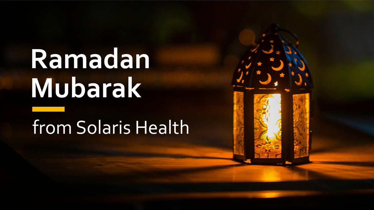 #RamadanMubarak from all at Solaris Health
We wish you a prosperous and joyful month ahead.