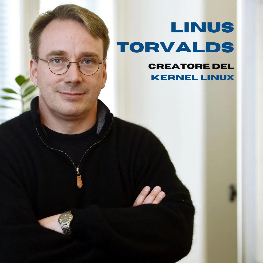 enetworkssrl's tweet photo. #LinusBenedictTorvalds è un informatico e programmatore finlandese, meglio conosciuto come il creatore del kernel #Linux.💻

Sfoglia la gallery per scoprire di più su questa figura iconica nel mondo dell'IT e della #tecnologia.

#eNetworks #withdatawework #techpeople #IT https://t.co/bX62EuCccg
