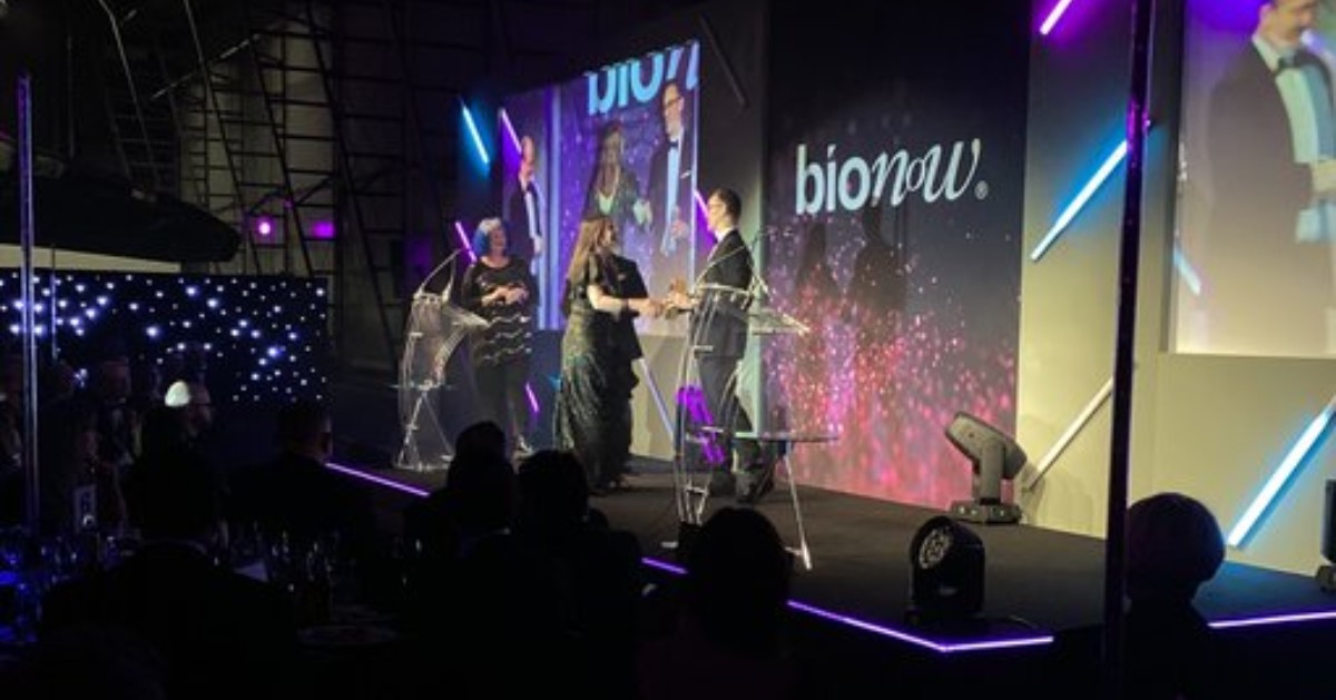 Congratulations to this year's @Bionow award winners @cressetgroup @BW_SciTech @sterling_pharma @LizAshallPayne / @OrchaHealth Find out more via bionow.co.uk/news/b65eed323…