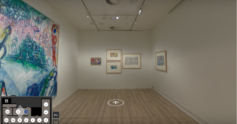 ArteyCulturaFM's tweet photo. 😪🧦 ¿Te gustaría disfrutar de nuestra expo #ChagallFM sin salir de casa? No hay problema, esta visita virtual 360º te ayudará a descubrir todos sus rincones sin moverte del sofá. Te esperamos en nuestras salas... ¡física o virtualmente! 🖼😉 #VisitaVirtualFM