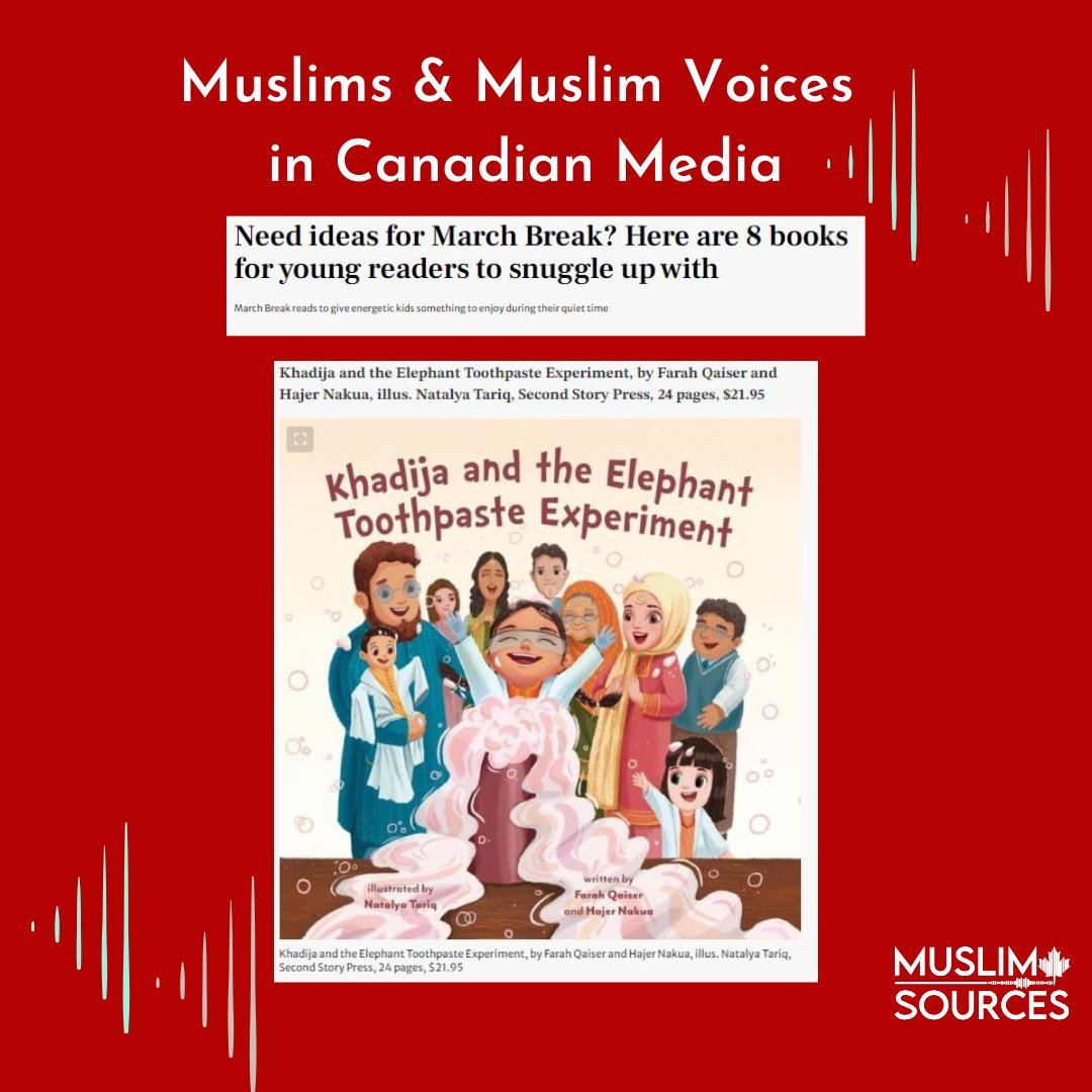 MuslimSources's tweet image. (2) Our highlights of Muslims and Muslim voices in Canadian media this past week:  #amplifyingMuslimvoices