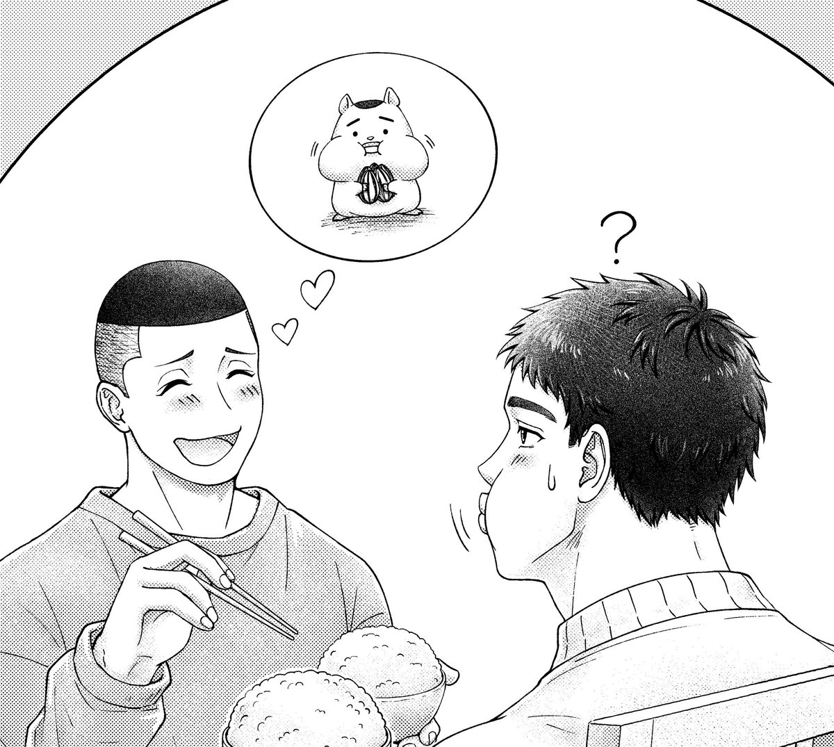 もぐもぐ沢深
本の中で深ﾂさん髪の長さ季節毎に変わります
🐹可愛く描けるようになりたい