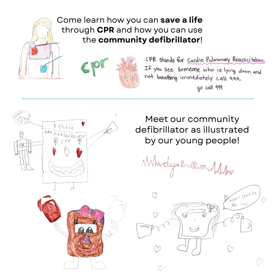 Join us this Saturday, 16th March, from 11:30-2pm to celebrate the installation of our community defibrillator. There will be food, music from @GivinitLaldie and CPR training from <a href="/SaveALifeScot/">SaveALifeForScotland</a> !