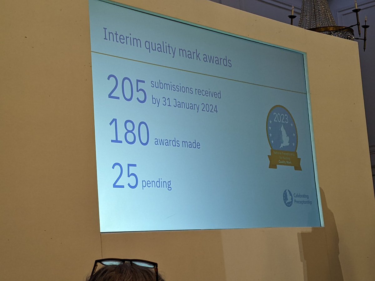 Claire Agnew van Asch (@claireagnewrn) on Twitter photo #PreceptorshipMatters amazing number of applications and awards of the interim quality mark - feedback from <a href="/livinginhope/">Dr Jane Wray</a> and <a href="/desireecox07/">Desiree Cox 💙</a> at the celebrating preceptorship event today 👏👏 #PreceptorshipMatters amazing number of applications and awards of the interim quality mark - feedback from <a href="/livinginhope/">Dr Jane Wray</a> and <a href="/desireecox07/">Desiree Cox 💙</a> at the celebrating preceptorship event today 👏👏