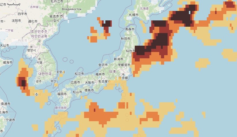 Sea temps across much of the global ocean are alarmingly high, with extensive MHW activity. However, coastal waters off Japan have been in a near-permanent MHW state for ~1 year. The current winter MHW is remarkable, with max intensity of >11 degC !!! #marineheatwaves #MHWs