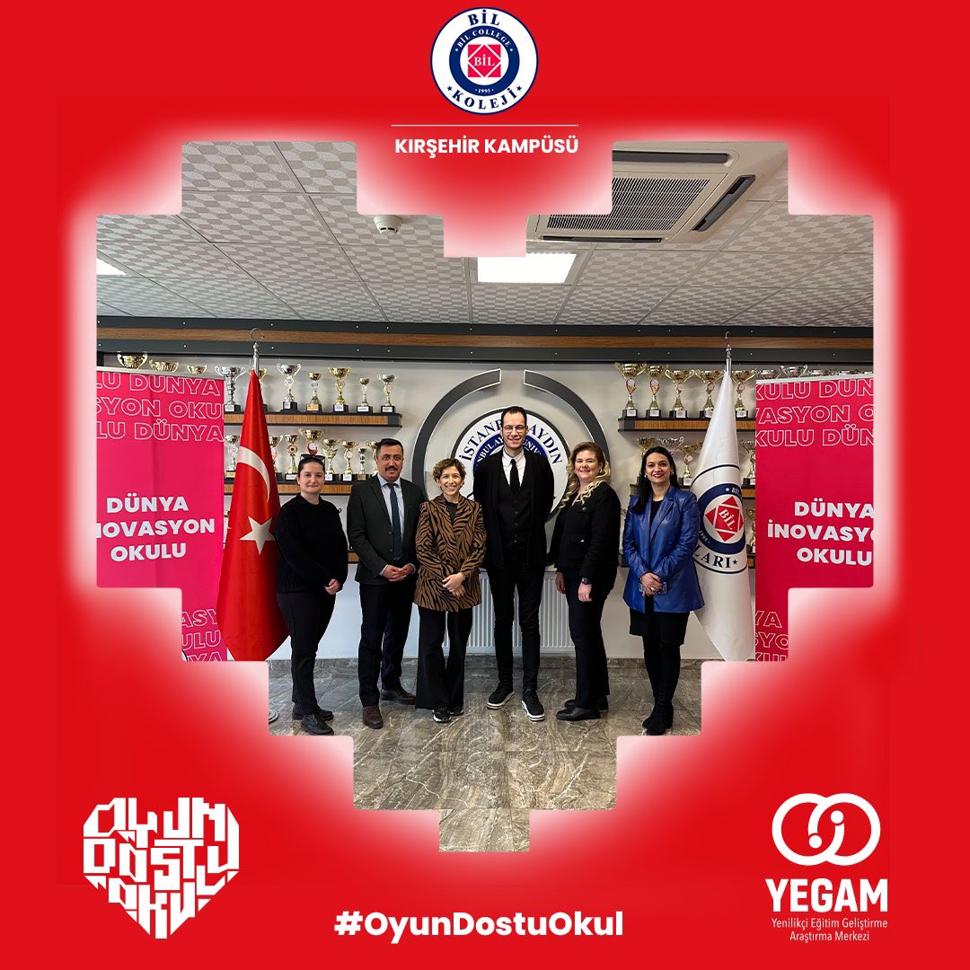 OyunDostuOkul (@oyundostuokul) on Twitter photo “Oyun Dostu Okul” projemiz kapsamında çevresel gözlem ve raporlandırma çalışmalarımız için “<a href="/bilkolejleri/">BİL Koleji</a> Kırşehir Kampüsü”yöneticileri ile bir araya geldik.
Gözlemlerimiz boyunca bize eşlik eden okul idaresi ve direktörlerine teşekkür ederiz. <a href="/emineboruhan/">Emine Börühan</a> <a href="/elifpehlevan1/">Elif Pehlevan</a> “Oyun Dostu Okul” projemiz kapsamında çevresel gözlem ve raporlandırma çalışmalarımız için “<a href="/bilkolejleri/">BİL Koleji</a> Kırşehir Kampüsü”yöneticileri ile bir araya geldik.
Gözlemlerimiz boyunca bize eşlik eden okul idaresi ve direktörlerine teşekkür ederiz. <a href="/emineboruhan/">Emine Börühan</a> <a href="/elifpehlevan1/">Elif Pehlevan</a>
