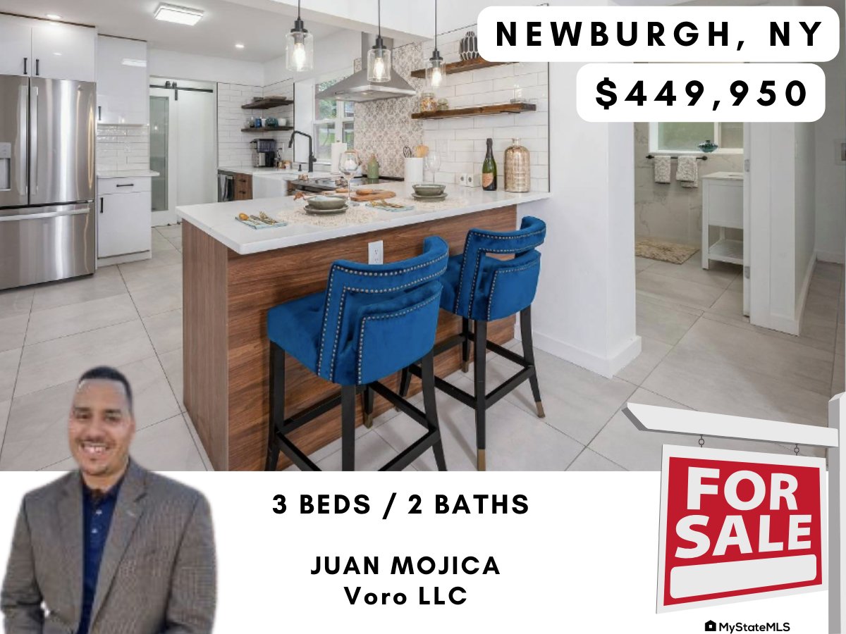 Enjoy easy living, move-in ready ranch - a beautifully reimagined single-level ranch that masterfully blends contemporary living with the ease of suburban tranquility. Located on a peaceful street with  Manhattan just 60 miles away, 👉 zurl.co/WpFp  #newyorkrealestate
