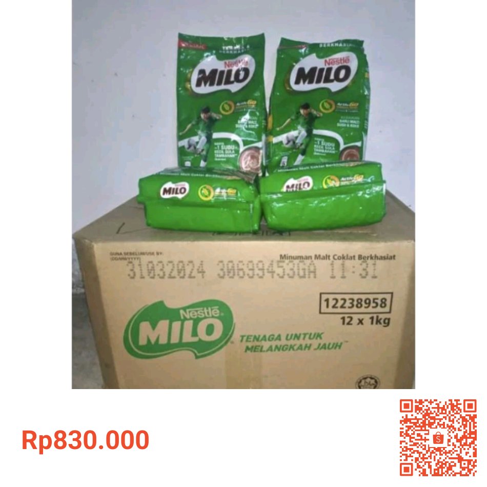 xglamorstore's tweet photo. Temukan dan dapatkan Milo 1 kg per kotak (gumanti) hanya Rp930.000 di Shopee sekarang juga! https://t.co/1s7Ld7YymW #ShopeeID https://t.co/0YlxeLzHzY
