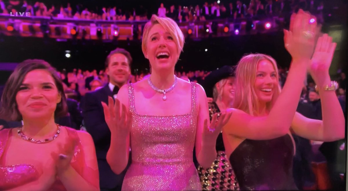 This was pretty much my reaction to “I’m just Ken” too! <a href="/RyanGosling/">Ryan Gosling</a> was amazing! #oscars #ImJustKen #KENERGY
