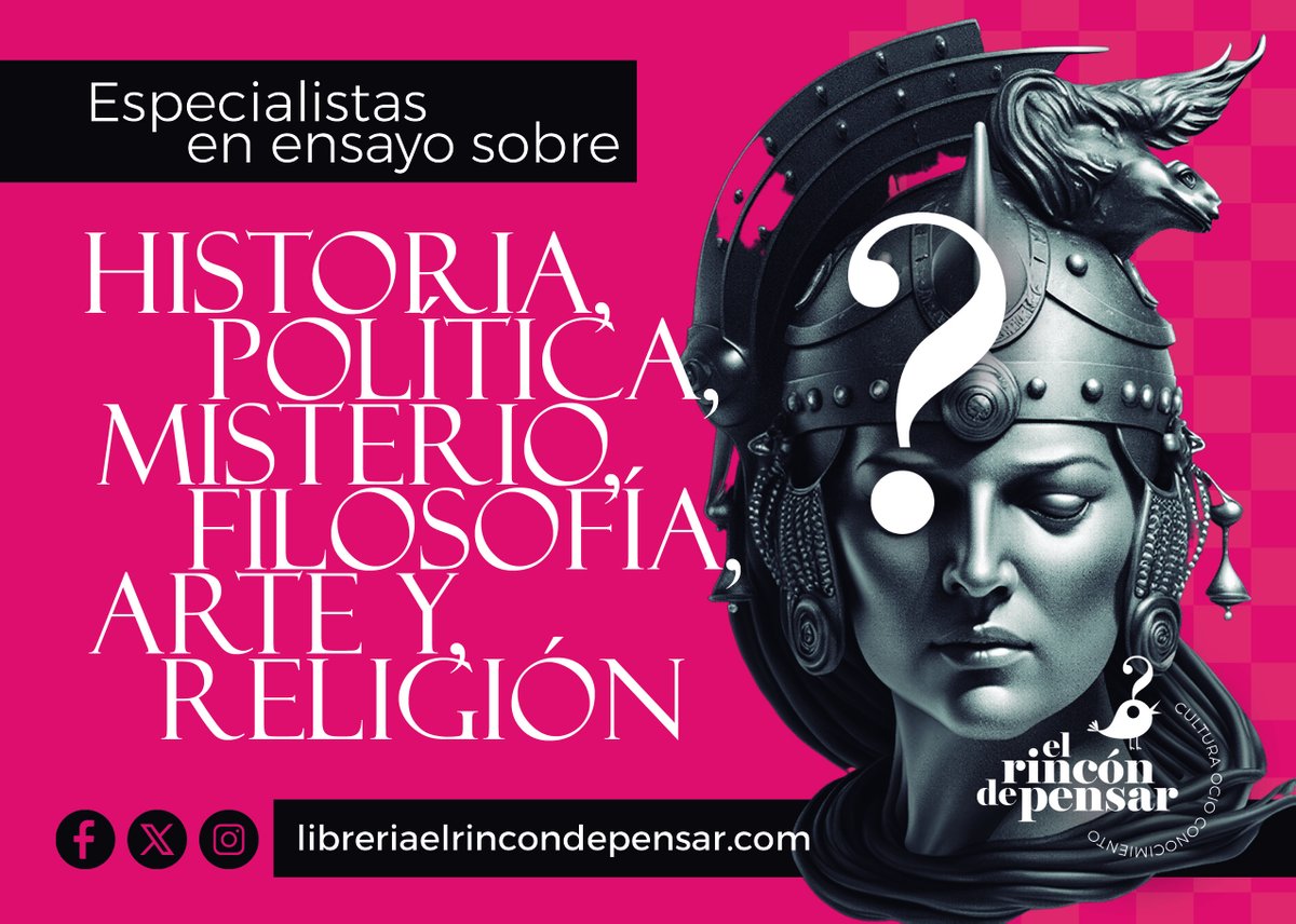 erdp_cc's tweet image. libreriaelrincondepensar.com
#LibrosDeHistoria #HistoriadeEspaña #Geopolítica #Misterios #Religión #Filosofía