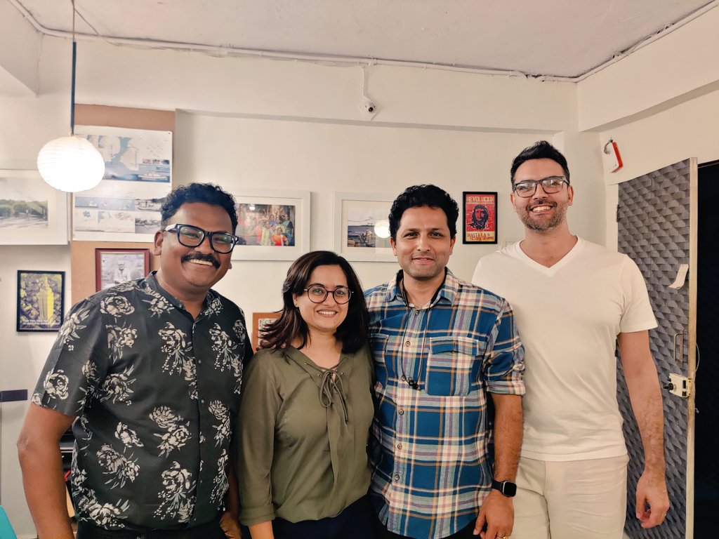 It was nice to have you at our studio Alexandre Pereira Santos (PhD). Some very interesting conversations about the #coastalcommunities and #climateadaptation. The cases of Brazil, Jakarta and Manila made an insightful discourse for us. Hope to continue this dialogue further.